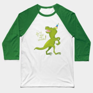 Dinosaur T.Rex Baseball T-Shirt